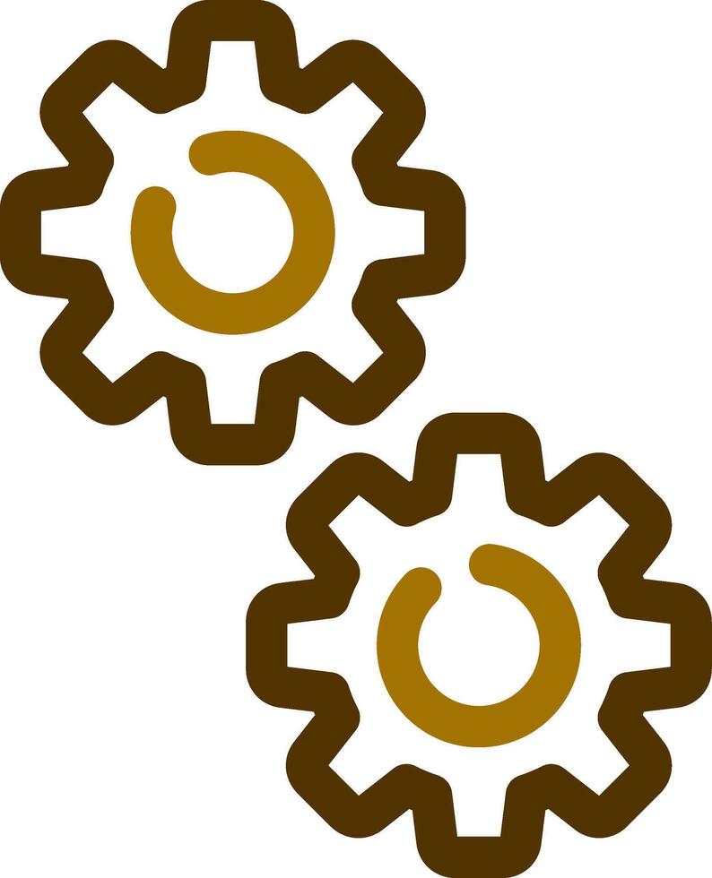 Gears Creative Icon Design vector