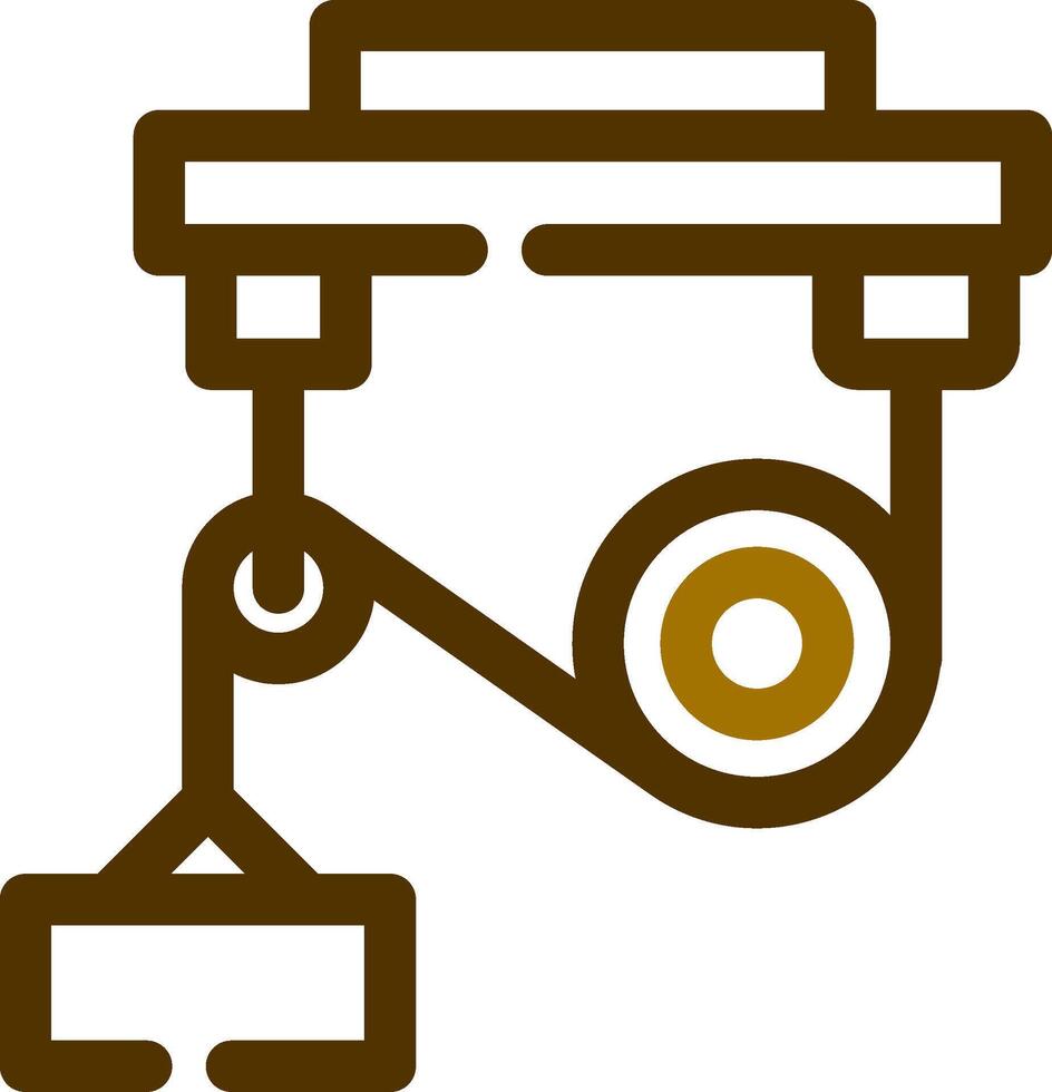 Pulley Creative Icon Design vector