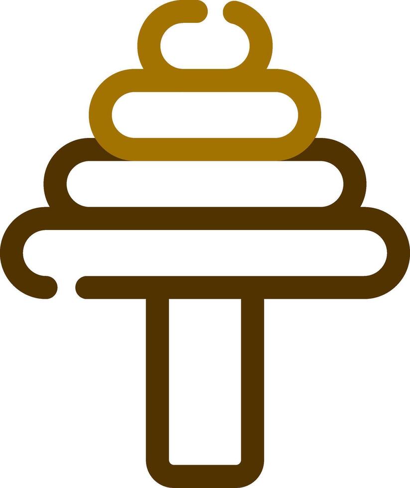 Edge Step Drill Creative Icon Design vector
