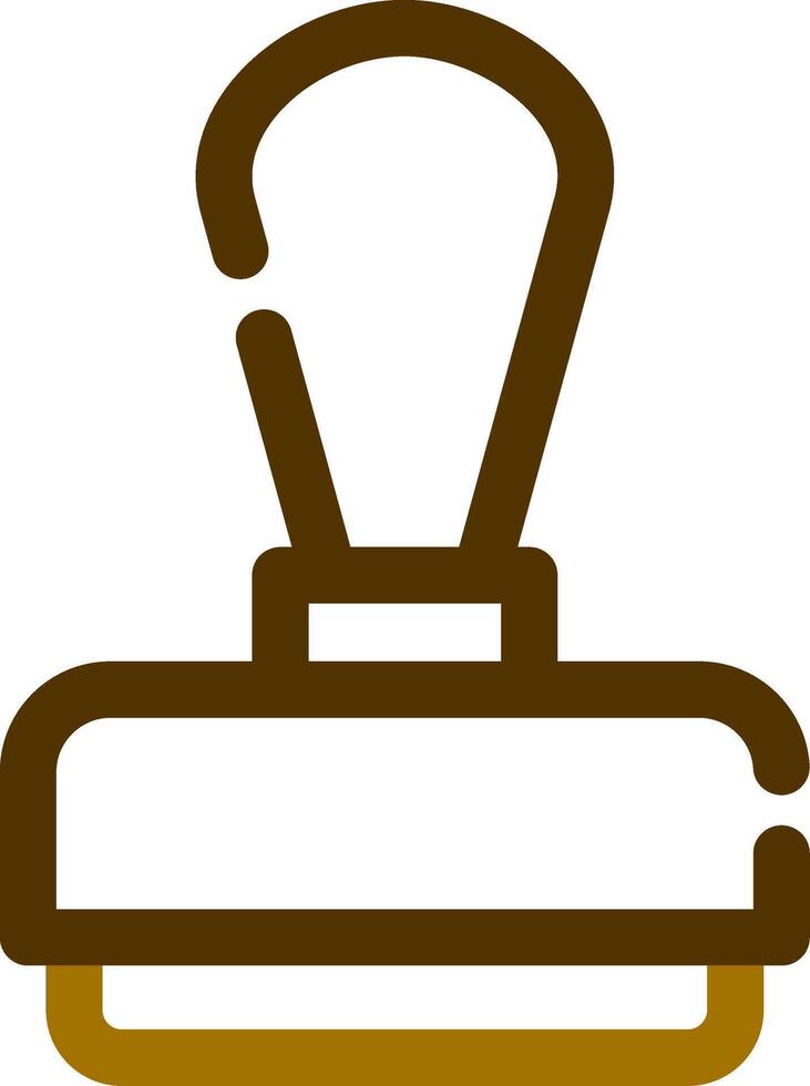 Stamp Creative Icon Design vector