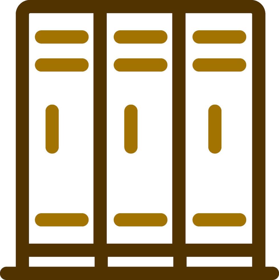 Lockers Creative Icon Design vector
