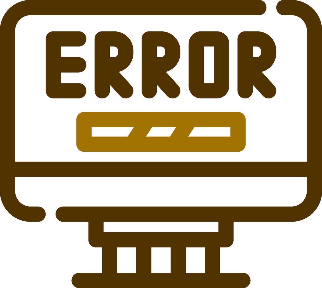 diseño de icono creativo de error vector