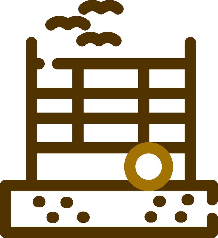 Line Two Color Design vector