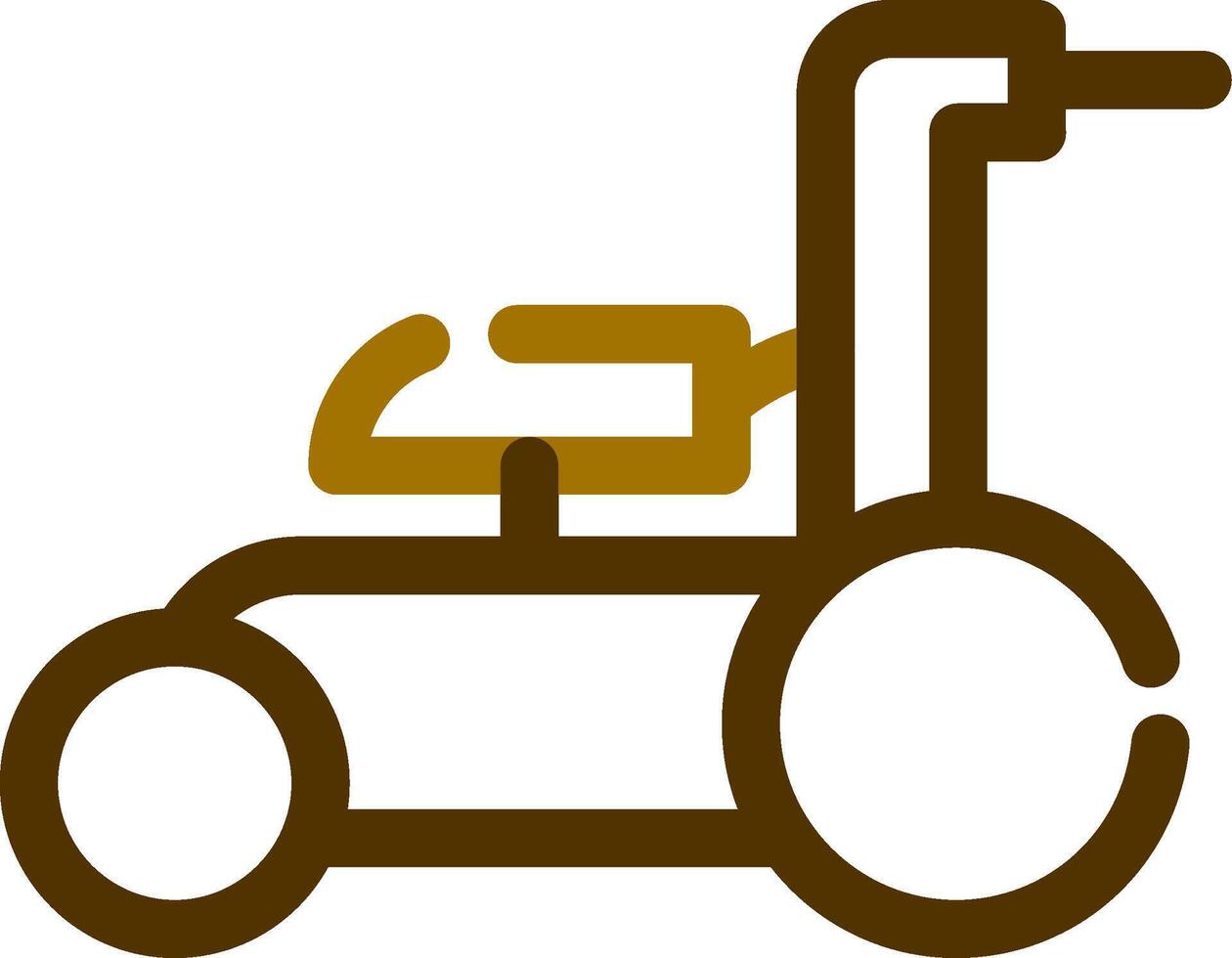 Lawnmower Creative Icon Design vector