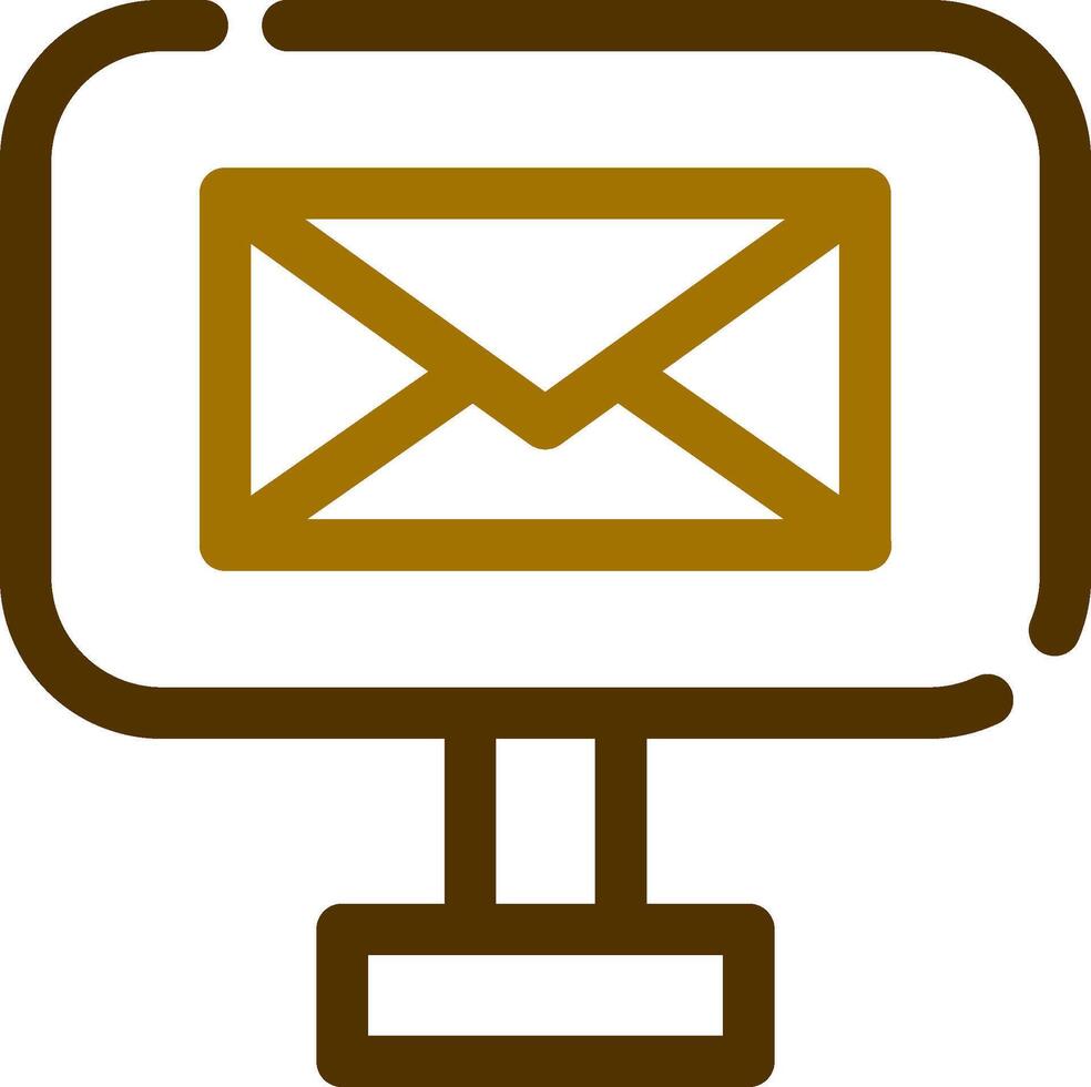 Digital Email Creative Icon Design vector