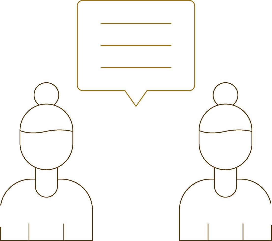 Discuss Creative Icon Design vector