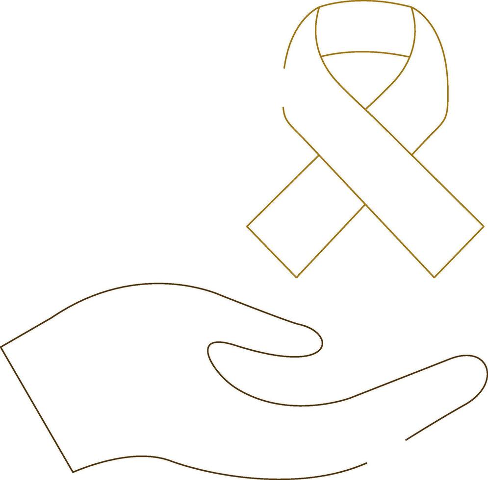 Cancer Diagnosis Creative Icon Design vector