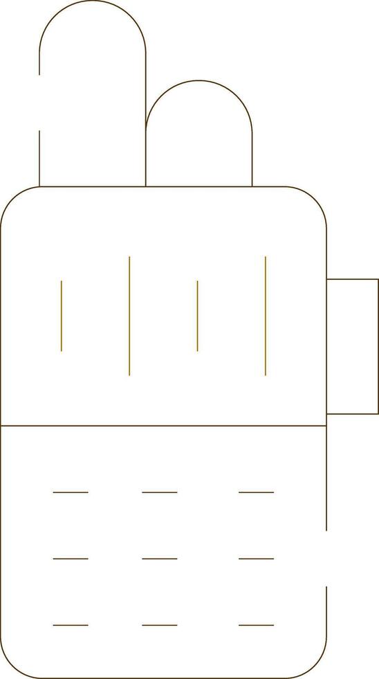 Walkie Talkie Creative Icon Design vector