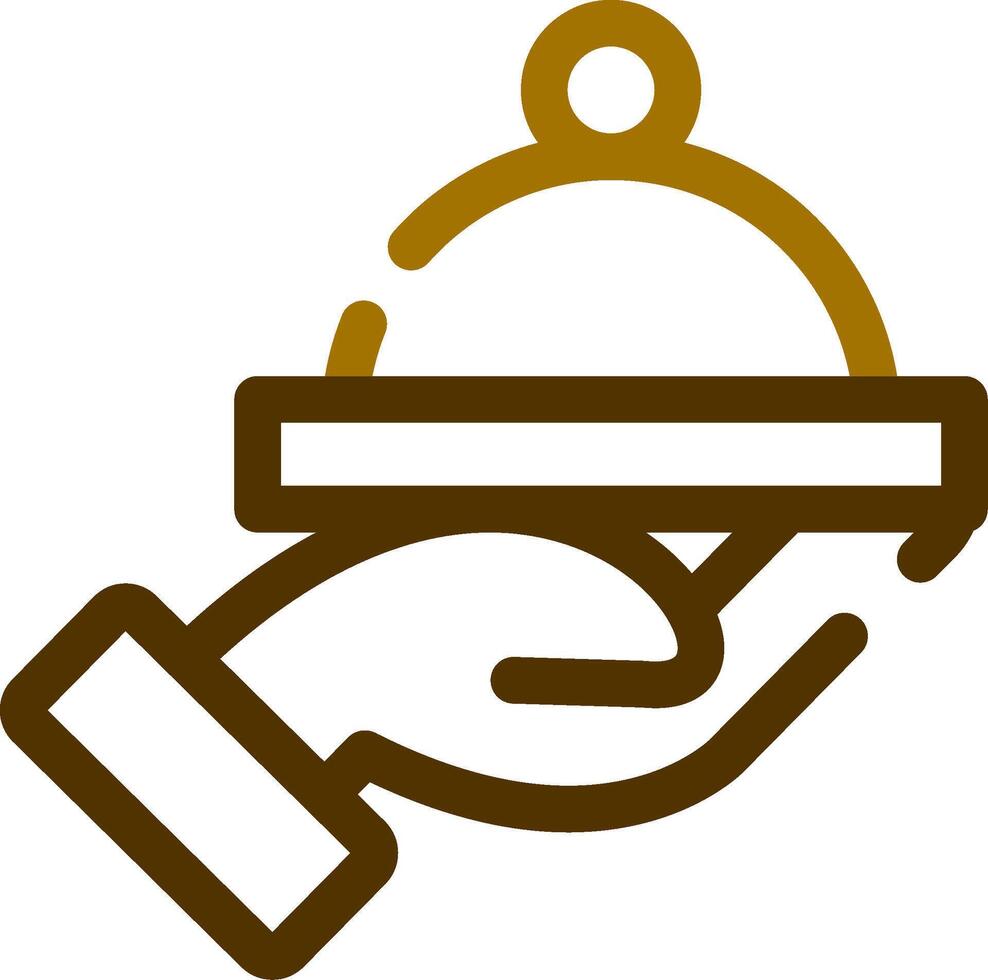 Room Service Creative Icon Design vector