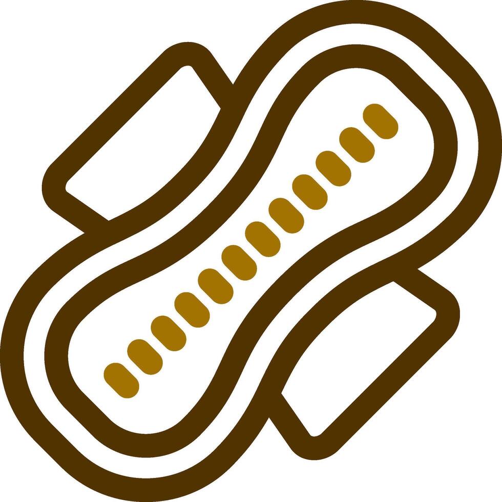 Sanitary Napkin Creative Icon Design vector