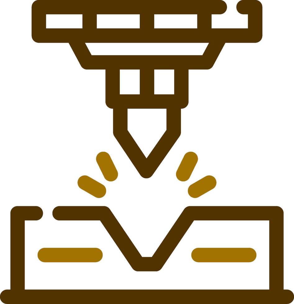 Bending Creative Icon Design vector