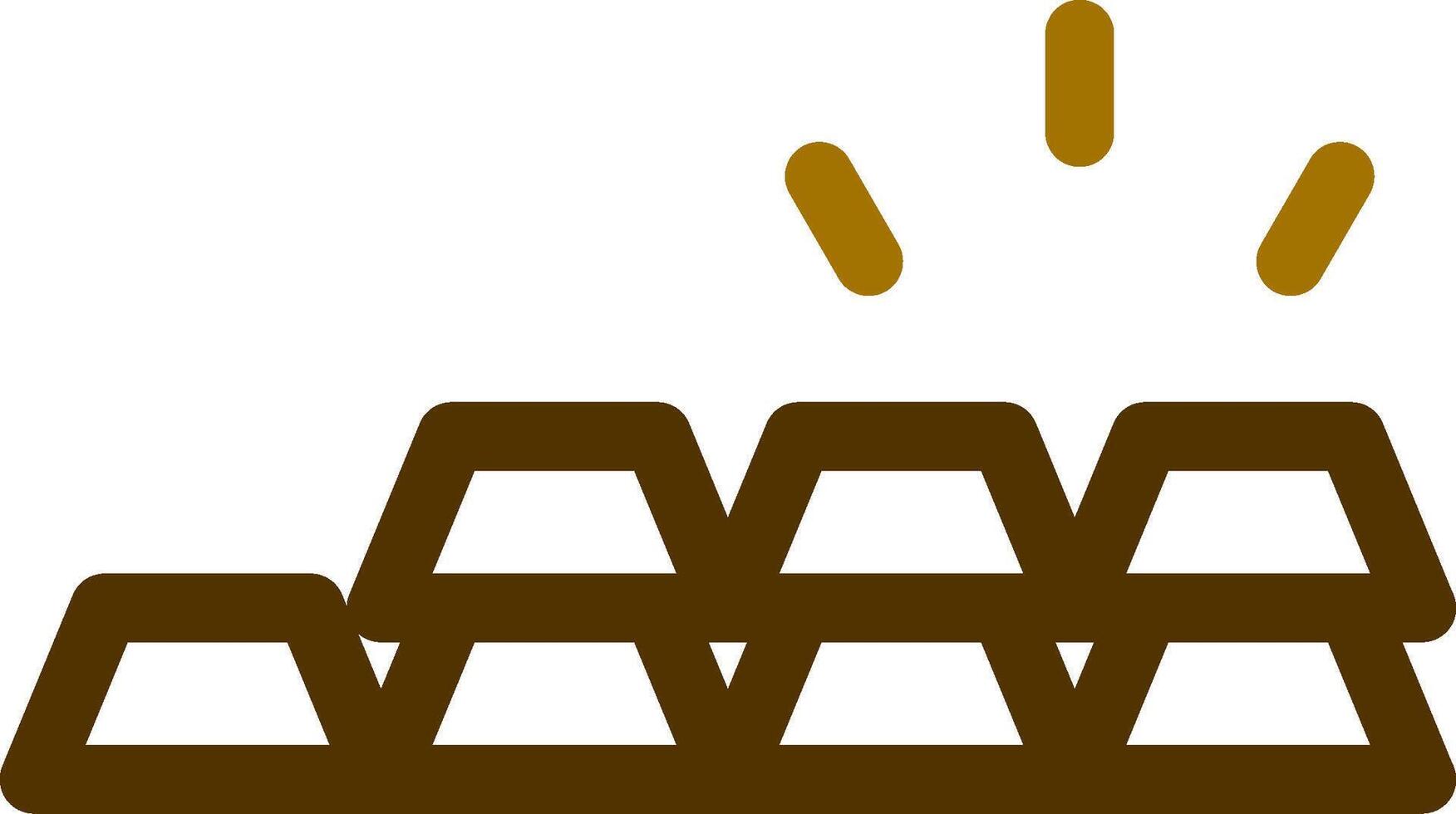 Gold Creative Icon Design vector