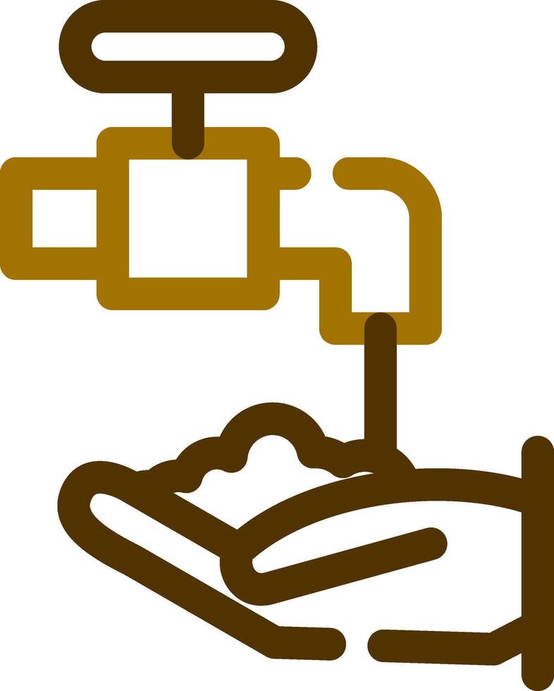 Handwash Creative Icon Design vector