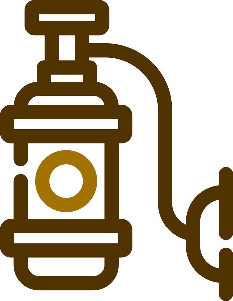 Oxygen Tank Creative Icon Design vector