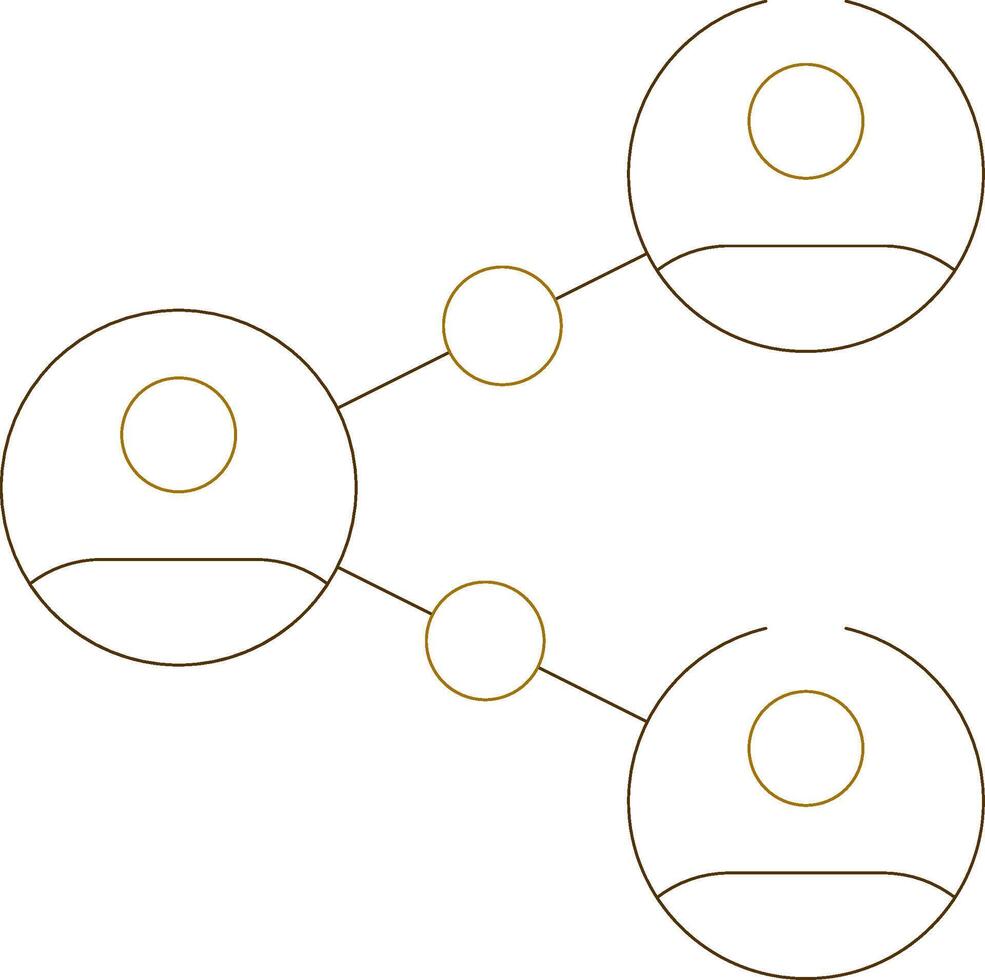 Connected People Creative Icon Design vector