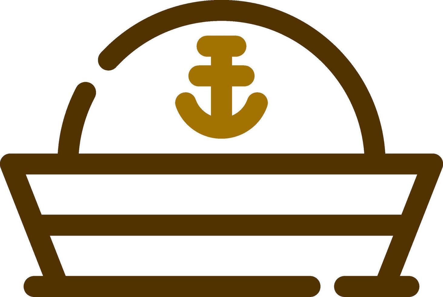 Sailor Hat Creative Icon Design vector