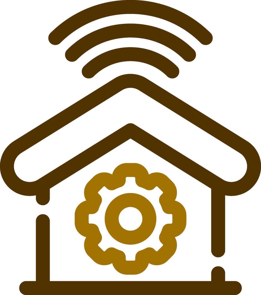 Home Automation Creative Icon Design vector