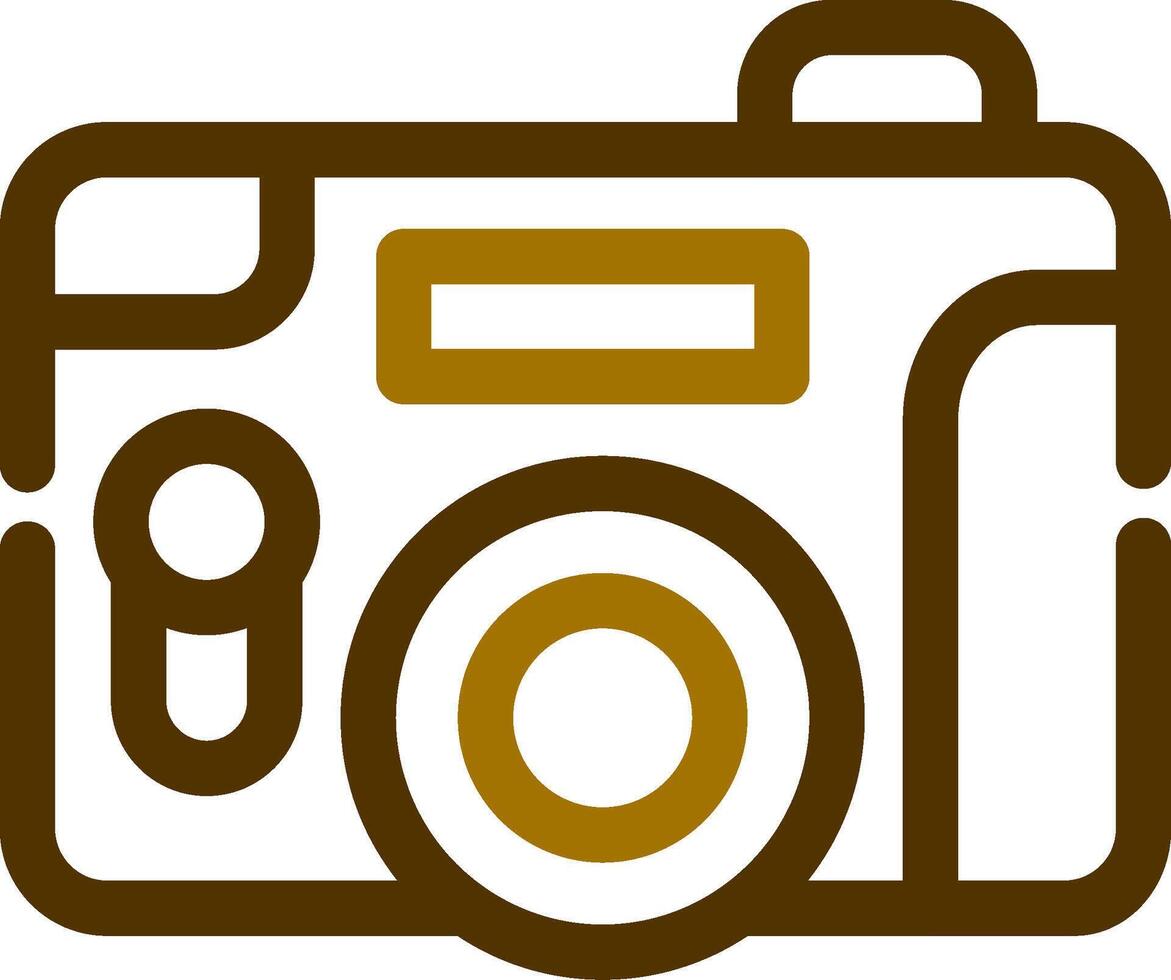 Disposable Camera Creative Icon Design vector