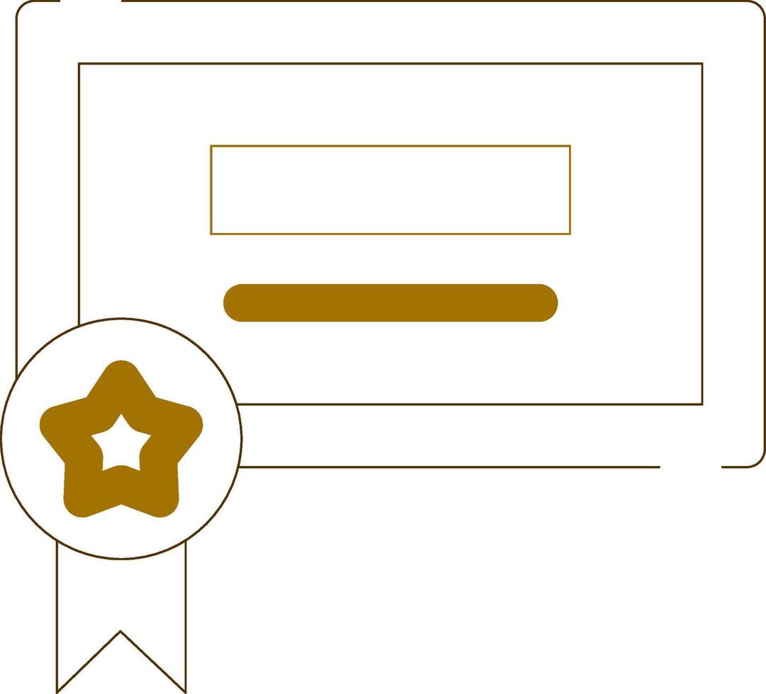 diseño de icono creativo de certificación vector