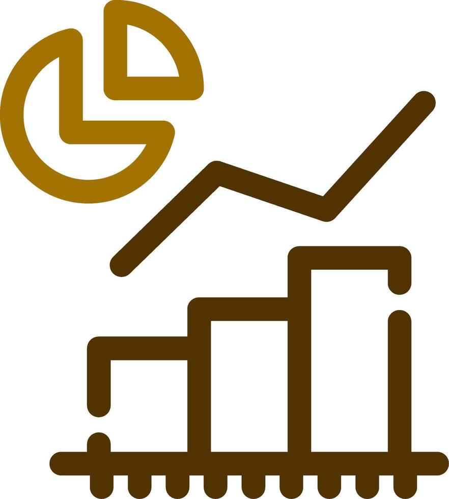 Statistical Analysis Creative Icon Design vector