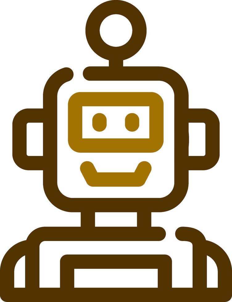 diseño de icono creativo bot vector