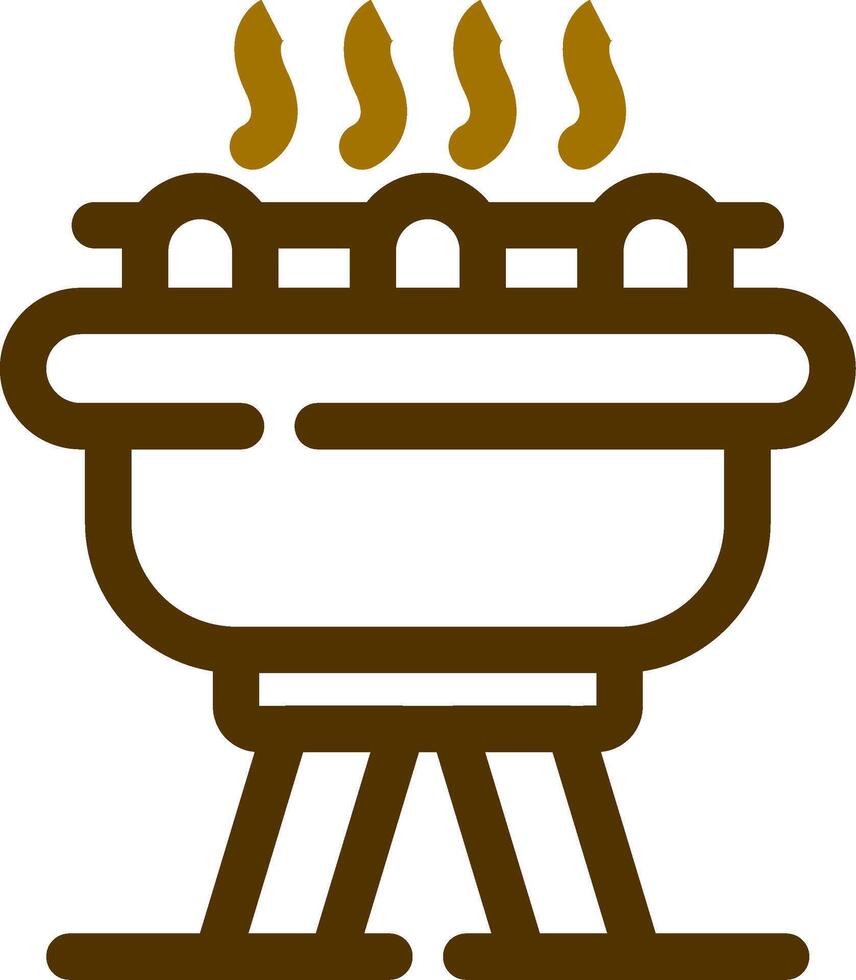 Barbecue Creative Icon Design vector