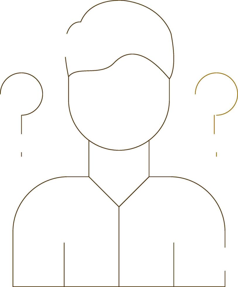 Uncertainty Creative Icon Design vector