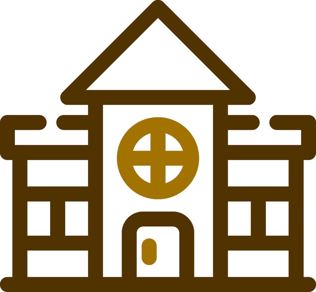 Retirement Home Creative Icon Design vector