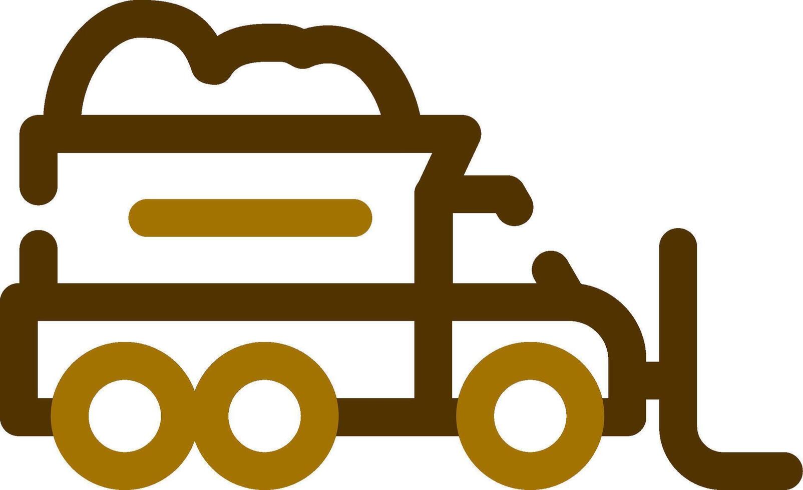 Snowplow Creative Icon Design vector