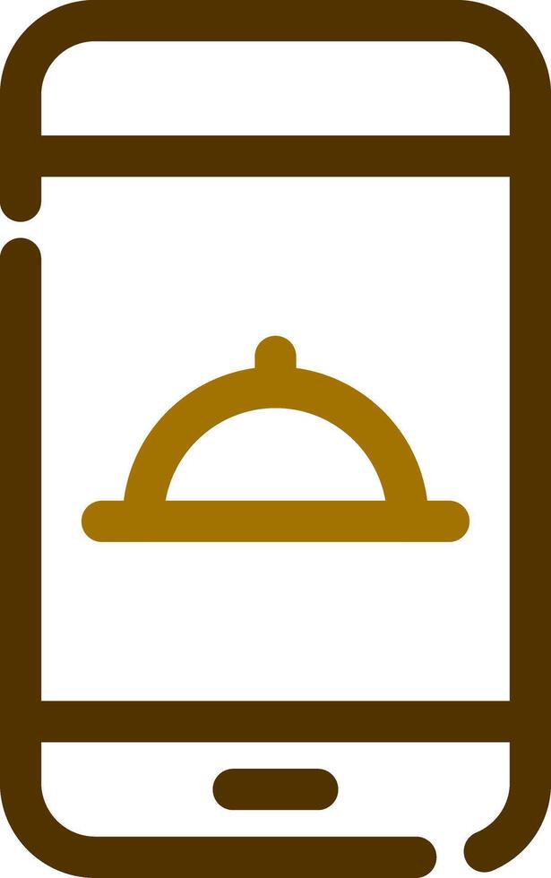 diseño de icono creativo de aplicación de comida vector