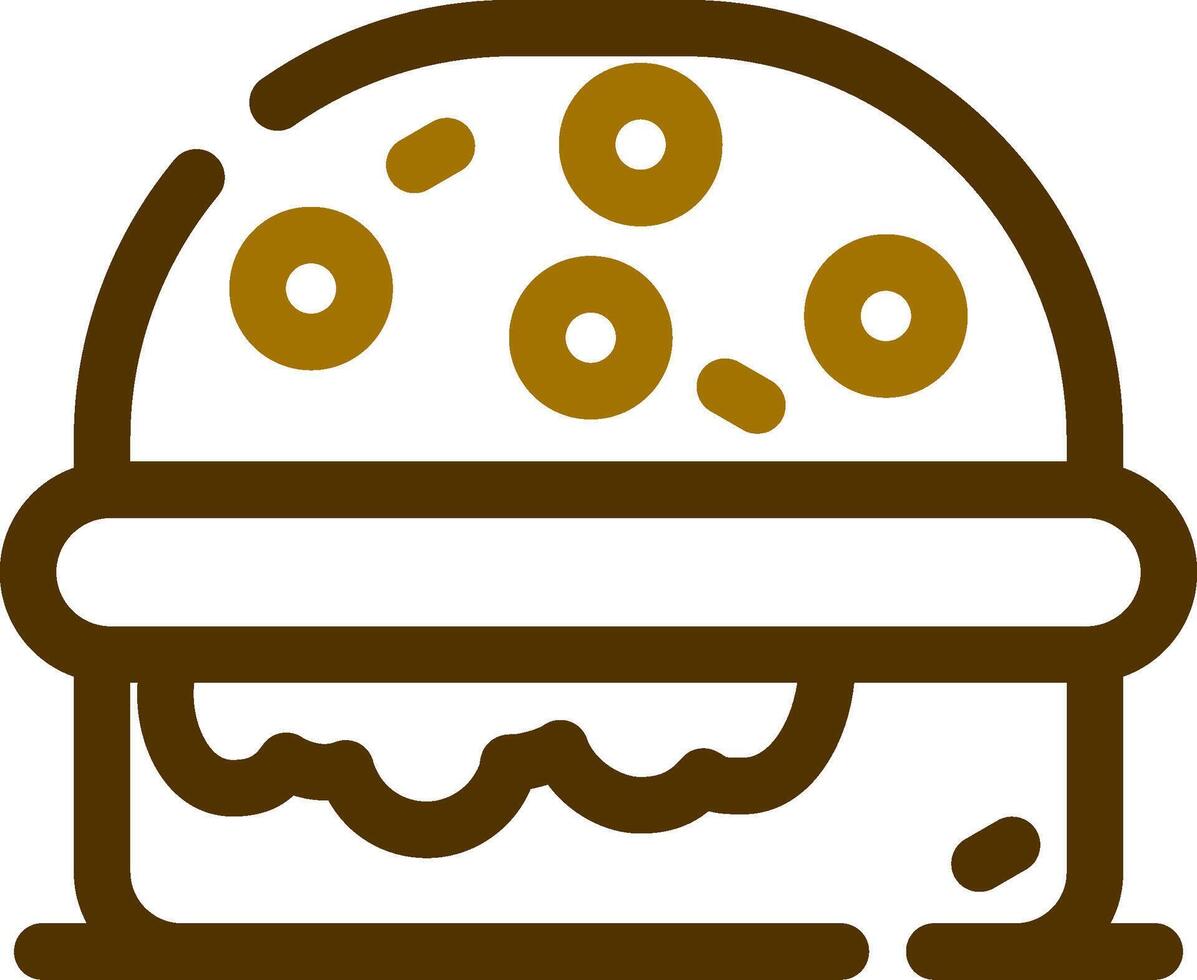 diseño de icono creativo de hamburguesa vector