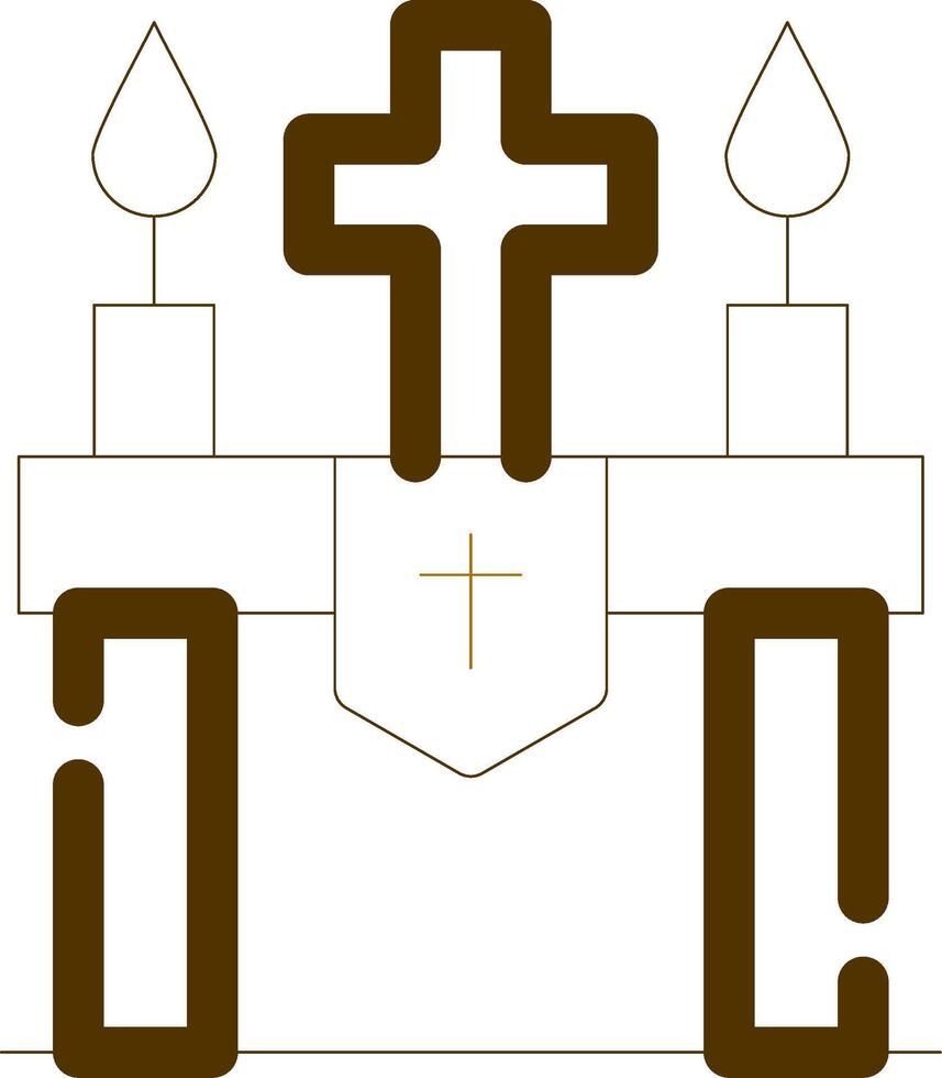 Altar Creative Icon Design vector