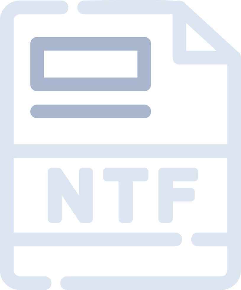 NTF Creative Icon Design vector