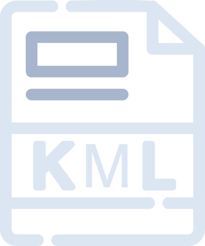 KML Creative Icon Design vector