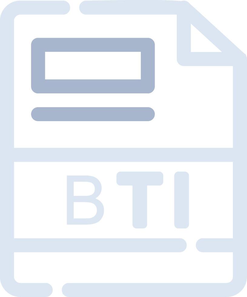BTI Creative Icon Design vector