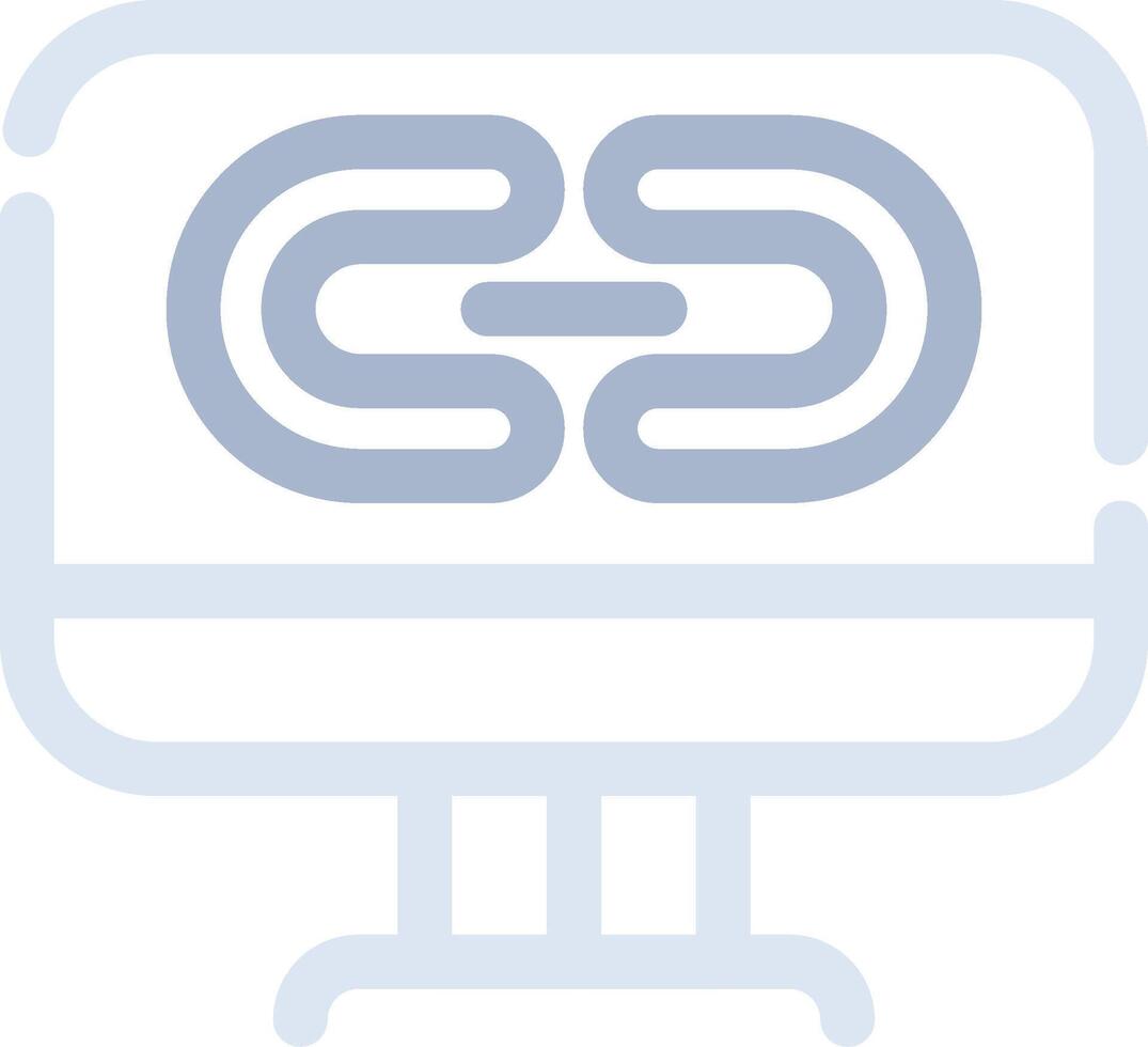 Link Creative Icon Design vector