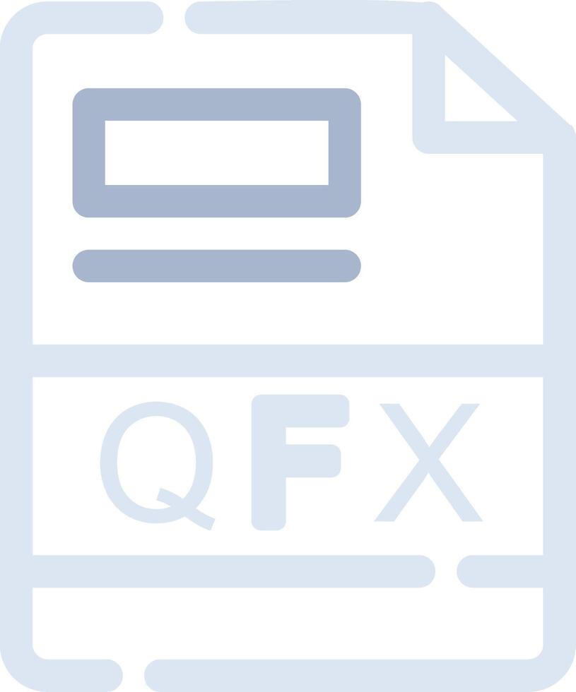 QFX Creative Icon Design vector