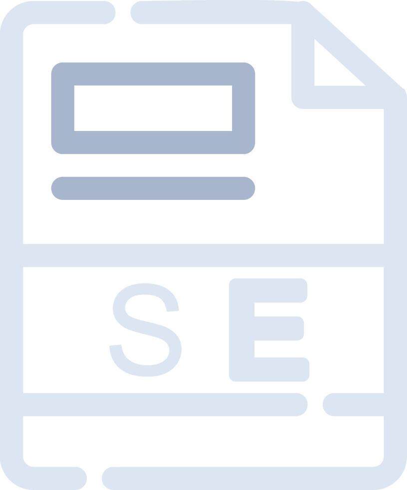 SE Creative Icon Design vector