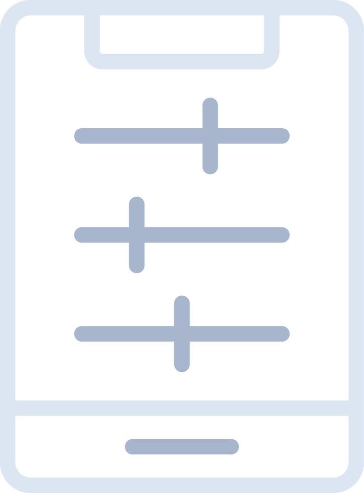 Phone Menu Creative Icon Design vector