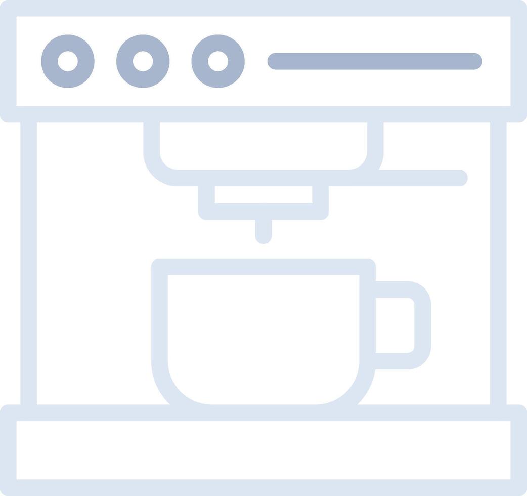 Coffee Machine Creative Icon Design vector