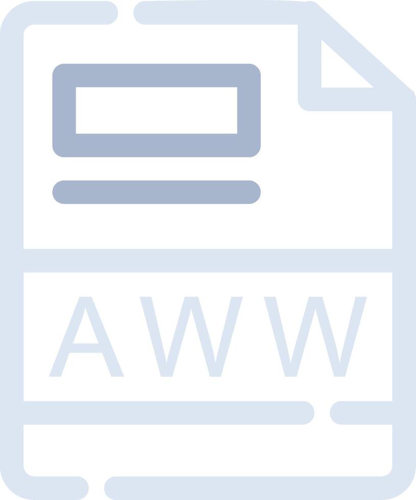 AWW Creative Icon Design vector