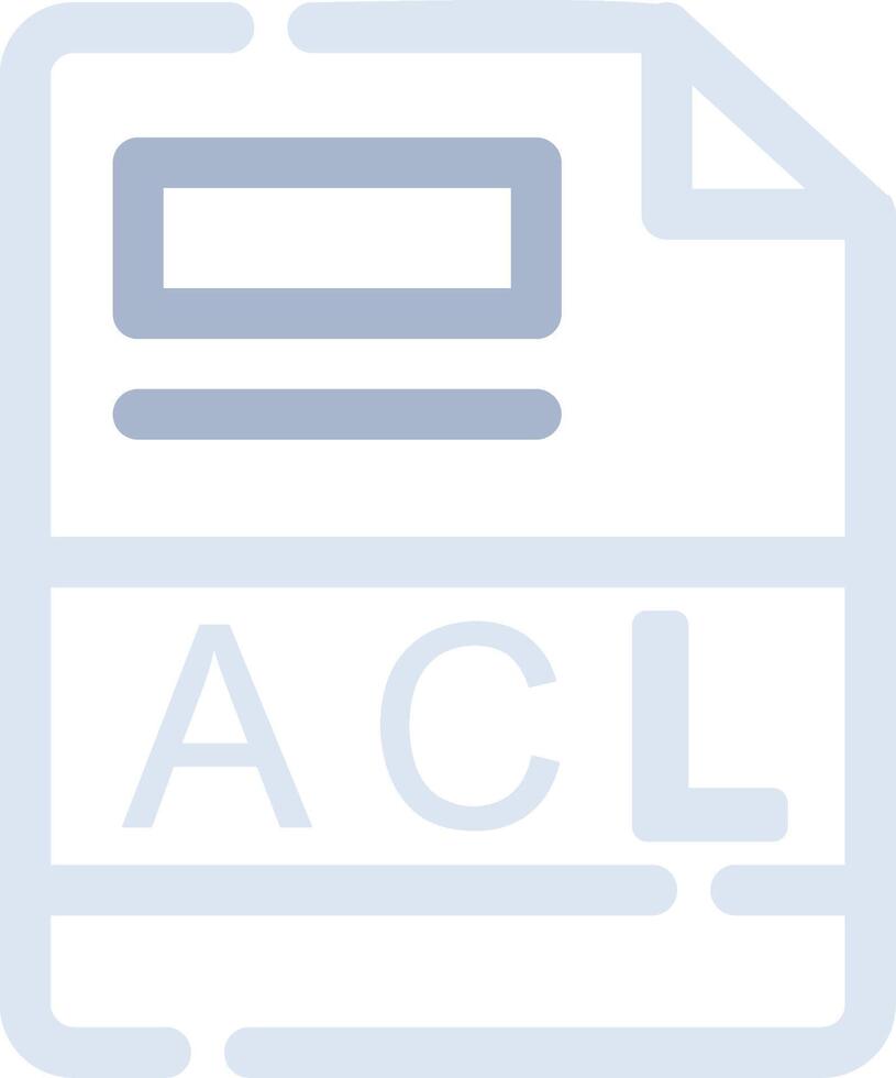 ACL Creative Icon Design vector