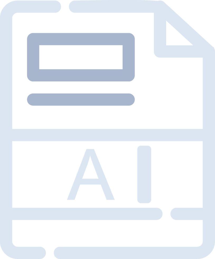 AI Creative Icon Design vector