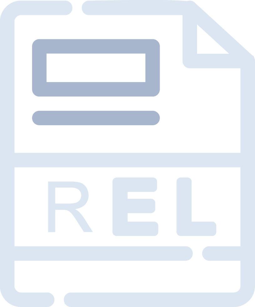REL Creative Icon Design vector