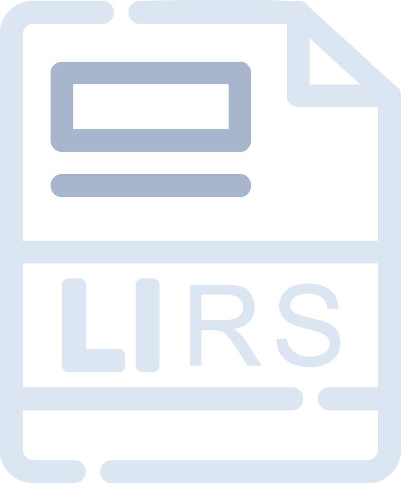 LIRS Creative Icon Design vector