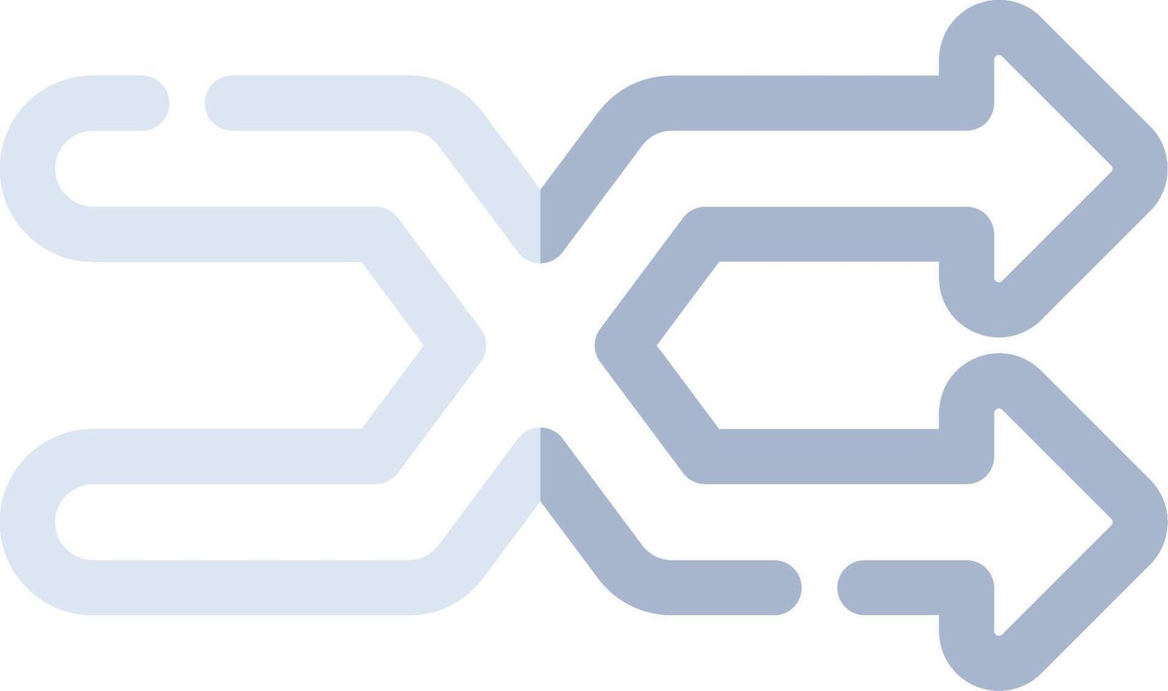 Line Two Color Design vector