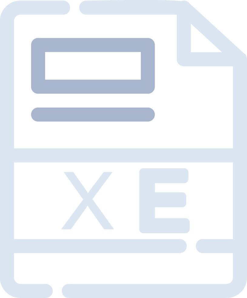 XE Creative Icon Design vector