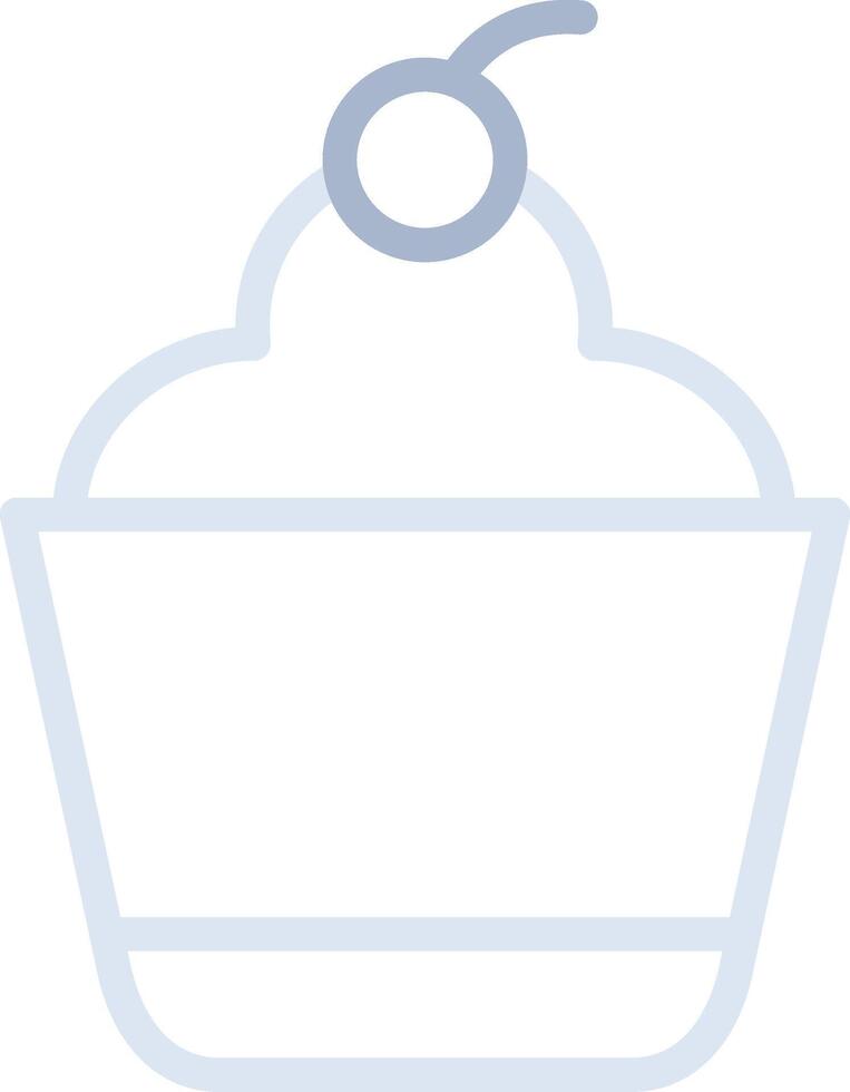 Cupcake Creative Icon Design vector