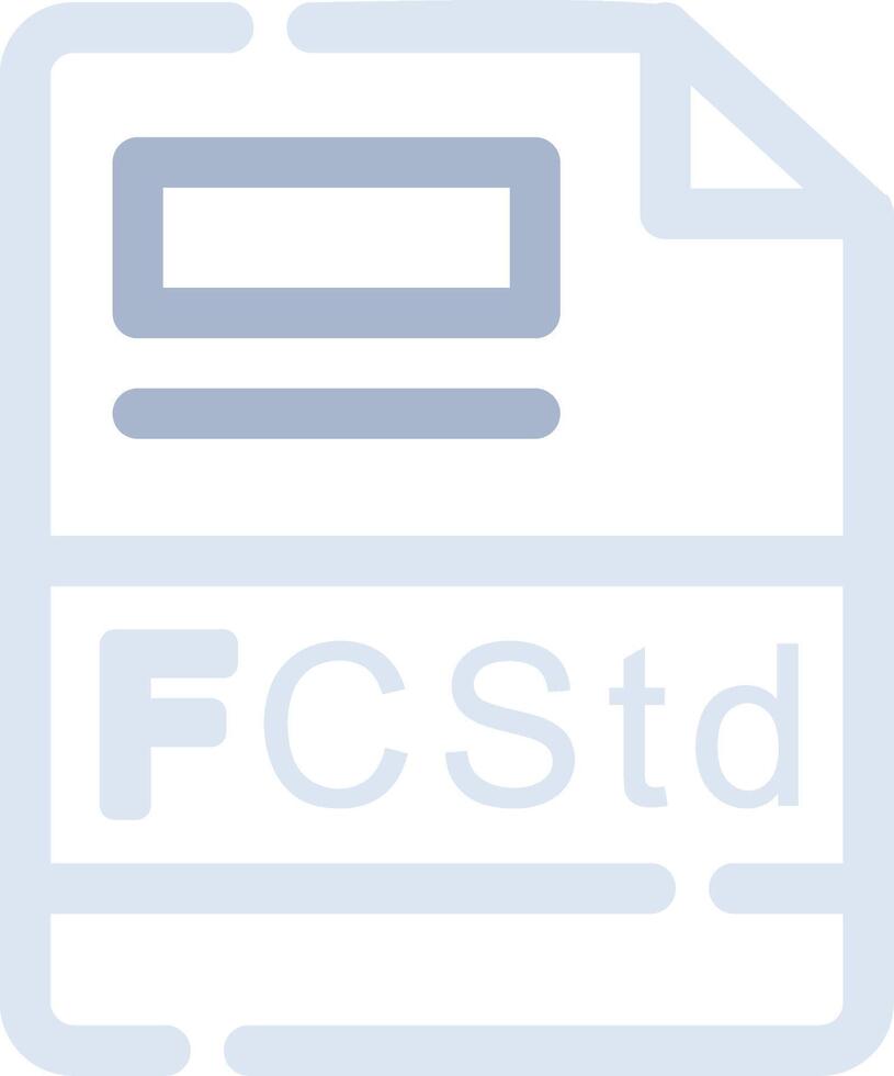 FCStd Creative Icon Design vector