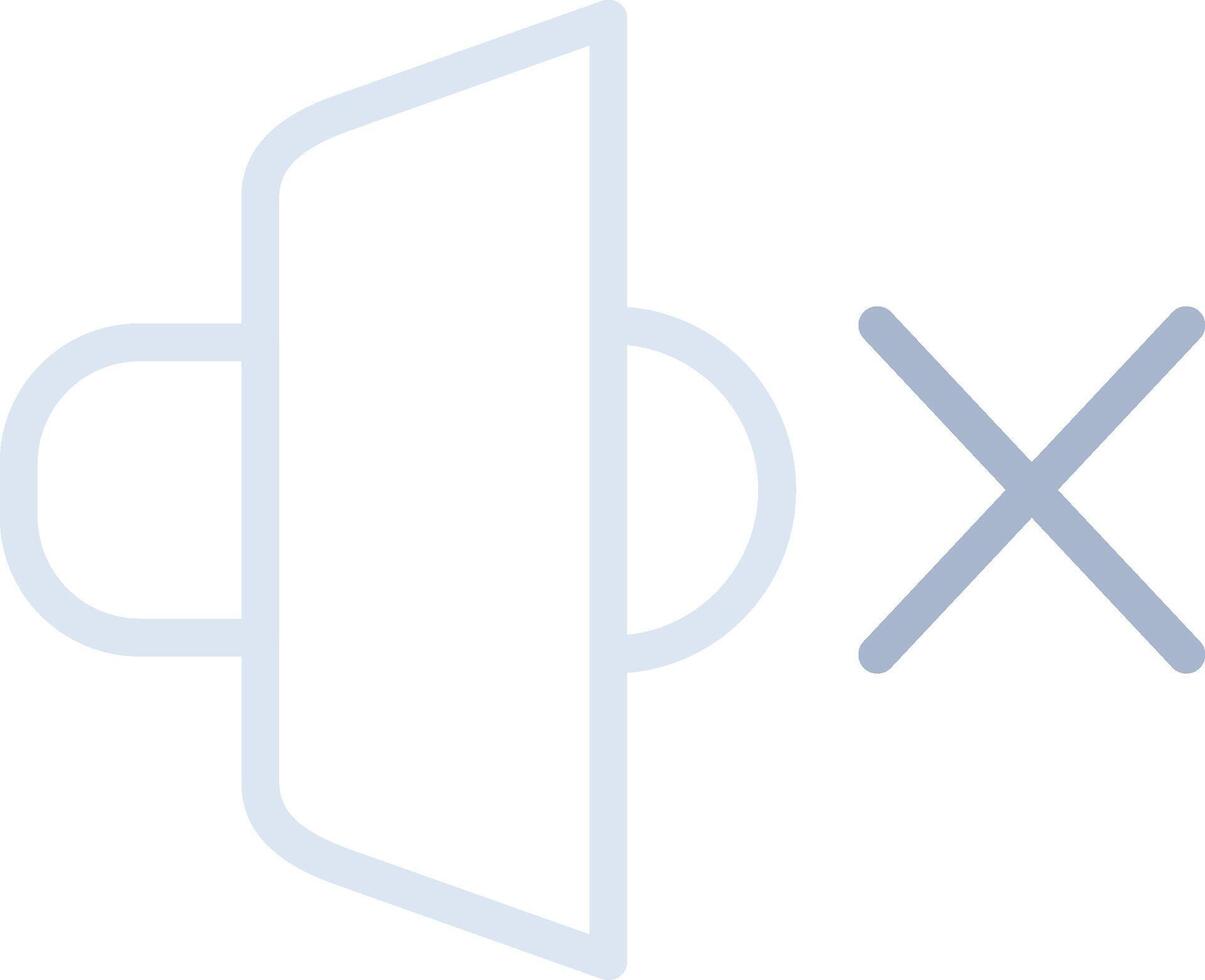 Mute Speaker Creative Icon Design vector